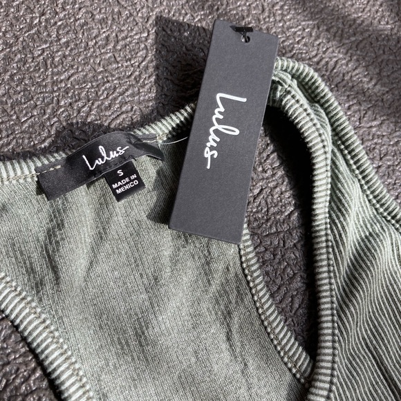 Lulus Sage Green Ribbed Maxi Dress - Picture 5 of 7